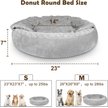 Show in main carousel: JOEJOY Cozy Cuddler Dog & Cat Bed with Hooded Blanket, Grey, Small slide 3 of 9