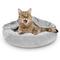 Show in main carousel: JOEJOY Cozy Cuddler Dog & Cat Bed with Hooded Blanket, Grey, Medium slide 9 of 10