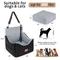 Show in main carousel: JOEJOY Elevated Booster Dog Car Seat, Grey, Small slide 6 of 8