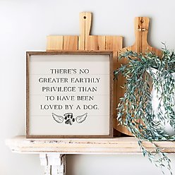 Kendrick Loved By A Dog Wall Décor, White, 16 x 16-in slide 2 of 3