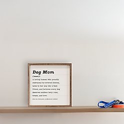 Kendrick Dog Mom Definition Wall Décor, White, 8 x 8-in