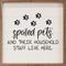 Show in main carousel: Kendrick Spoiled Pets Staff Paws Wall Décor, White, 8 x 8-in slide 1 of 3