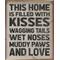 Show in main carousel: Kendrick Kisses Wagging Tails Wet Noses Muddy Paws Wall Décor, Whitewash, 8 x 10-in slide 1 of 3