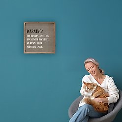 Kendrick Warning No Personal Space Wall Décor, 4 x 4-in slide 2 of 3