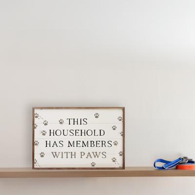 Show full view: Kendrick Paws Household Wall Décor, 8 x 5-in slide 2 of 3