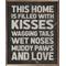 Show in main carousel: Kendrick Kisses Wagging Tails Wet Noses Muddy Paws Wall Décor, Black, 8 x 10-in slide 1 of 3