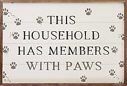 Kendrick Paws Household Wall Décor, 36 x 24-in
