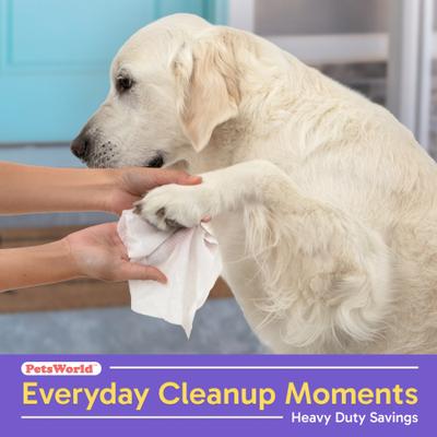 Show full view: PetsWorld Thick Hypoallergenic Dog Wipes, Unscented, 600 count slide 3 of 8