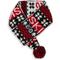 Show in main carousel: Hotel Doggy Apres-Ski Winter Knitted Dog Scarf, Fiery Red, Small slide 1 of 6