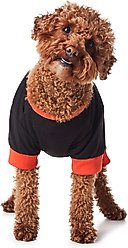 Hotel Doggy Halloween "Trick for Treat" Jersey Onesie Dog Pajamas, Black, Medium slide 2 of 6