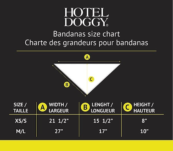 Show full view: Hotel Doggy "Dog of Honor" Wedding Dog Bandana, Vanilla Ice, X-Small/Small slide 7 of 7