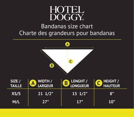 Show full view: Hotel Doggy "Dog of Honor" Wedding Dog Bandana, Vanilla Ice, Medium/Large slide 7 of 7