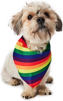 Show full view: Hotel Doggy Rainbow Pride Dog Bandana, Multi, X-Small/Small slide 2 of 7