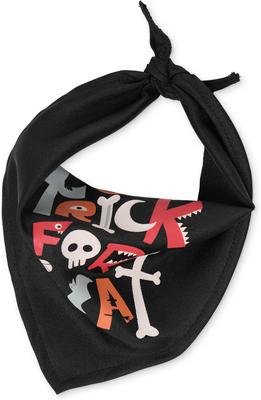 Show full view: Hotel Doggy Halloween "Trick for Treat" Dog Bandana, Black, X-Small/Small slide 2 of 4