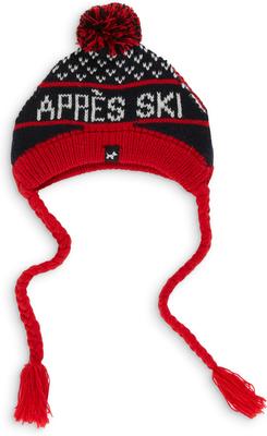 Show full view: Hotel Doggy Apres-Ski Winter Knitted Dog Hat, Fiery Red, Medium slide 2 of 7