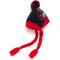 Show in main carousel: Hotel Doggy Apres-Ski Winter Knitted Dog Hat, Fiery Red, Medium slide 3 of 7