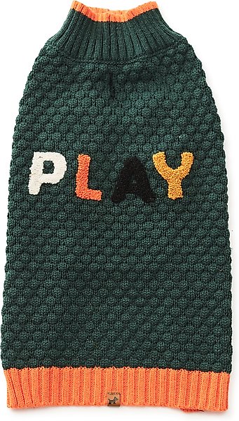 Show full view: Hotel Doggy "Play" Honeycomb Dog Sweater, Greener Pasture, Large slide 5 of 8