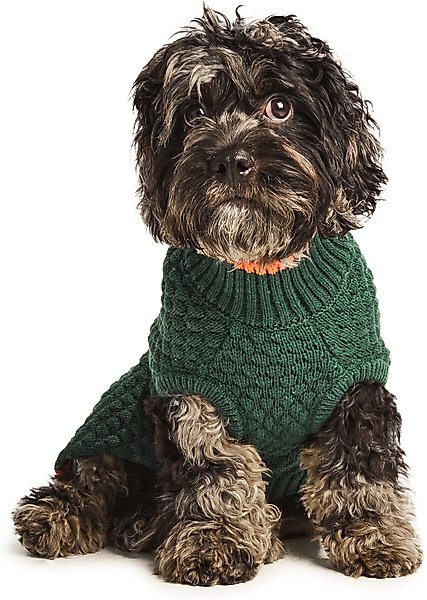 Show full view: Hotel Doggy "Play" Honeycomb Dog Sweater, Greener Pasture, Large slide 4 of 8
