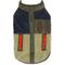 Show in main carousel: Hotel Doggy Mix Media Color Block Dog Jacket, Military Olive, Medium slide 5 of 7