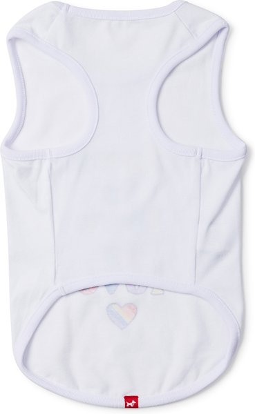 Show full view: Hotel Doggy "Love Is Love Is Love" Pride Tank Top Dog Jersey, White, X-Small slide 6 of 8