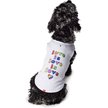 Show in main carousel: Hotel Doggy "Love Is Love Is Love" Pride Tank Top Dog Jersey, White, X-Small slide 1 of 8