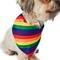 Show in main carousel: Hotel Doggy Rainbow Pride Dog Bandana, Multi, X-Small/Small slide 3 of 7