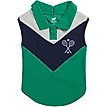 Show in main carousel: Hotel Doggy Tennis Color Block Pique Tank Top Dog Shirt, Golf Green, X-Small slide 7 of 8