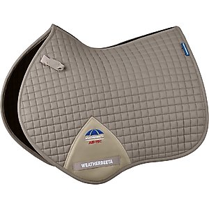 WeatherBeeta Prime Air-Tec Jump Shaped Horse Saddle Pad, Natural Clay