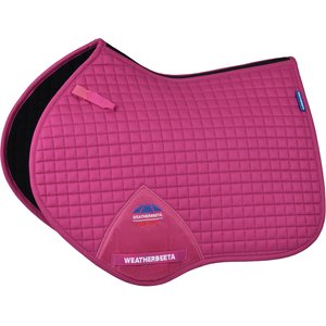 WeatherBeeta Prime Air-Tec Jump Shaped Horse Saddle Pad, Bright Magenta
