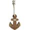 Show in main carousel: Advance Pet Product Tuff Toy Leather & Wool Nautical Anchor Tough Dog Chew Toy, Brown slide 1 of 3