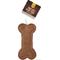 Show in main carousel: Advance Pet Product Tuff Toy Leather & Wool Bone Tough Dog Chew Toy, Brown slide 1 of 5