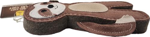 Show full view: Advance Pet Product Tuff Toy Leather & Wool Sloth Tough Dog Chew Toy, Brown slide 2 of 4