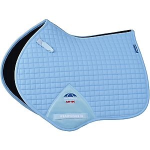 WeatherBeeta Prime Air-Tec Jump Shaped Horse Saddle Pad, Sky Blue