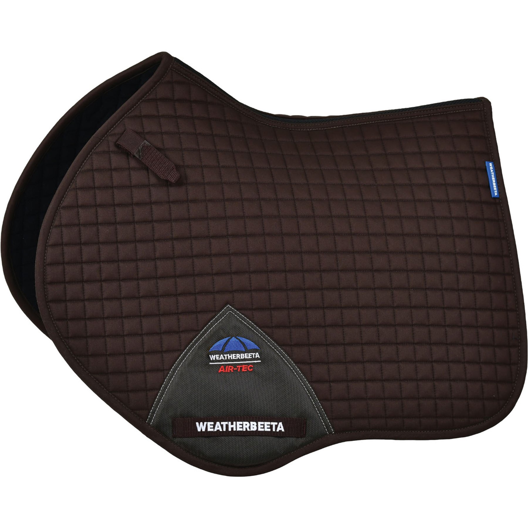 WeatherBeeta Prime Air-Tec Jump Shaped Horse Saddle Pad, Chocolate
