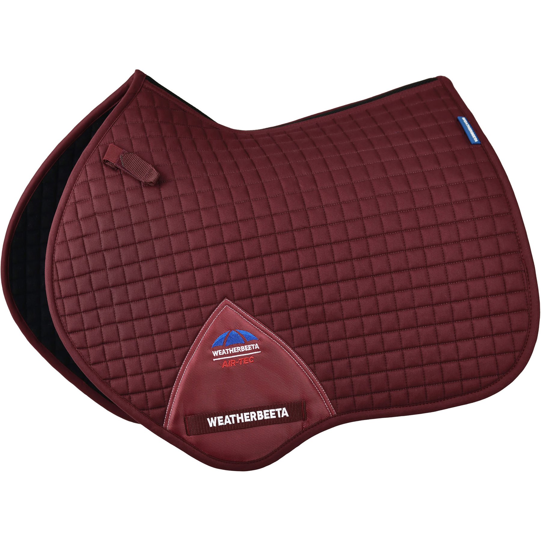 WeatherBeeta Prime Air-Tec Jump Shaped Horse Saddle Pad, Burgundy