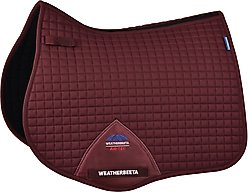 WeatherBeeta Prime Air-Tec All Purpose Horse Saddle Pad, Burgundy
