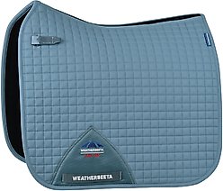 WeatherBeeta Prime Air-Tec Dressage Horse Saddle Pad, Washed Denim