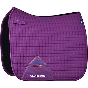 WeatherBeeta Prime Air-Tec Dressage Horse Saddle Pad, Violet