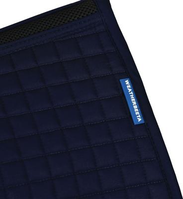 Show full view: WeatherBeeta Prime Air-Tec Dressage Horse Saddle Pad, Navy slide 4 of 6