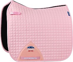 WeatherBeeta Prime Air-Tec Dressage Horse Saddle Pad, Light Pink