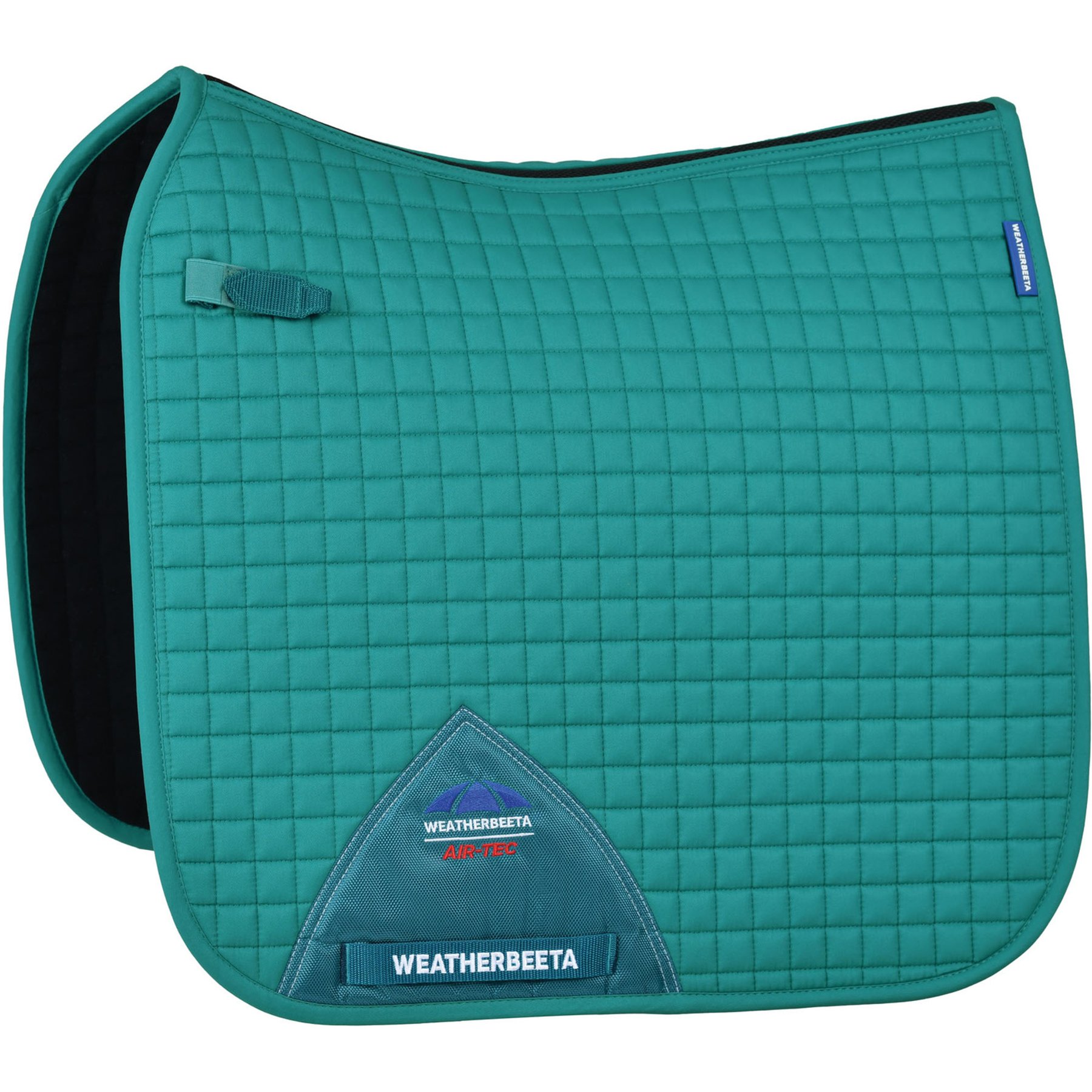 WeatherBeeta Prime Air-Tec Dressage Horse Saddle Pad, Dark Turquoise