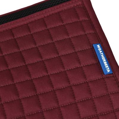 Show full view: WeatherBeeta Prime Air-Tec Dressage Horse Saddle Pad, Burgundy slide 3 of 6