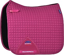 WeatherBeeta Prime Air-Tec Dressage Horse Saddle Pad, Bright Magenta
