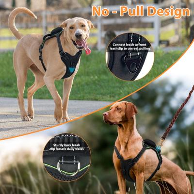 Show full view: MEGAPAWS USB Rechargeable LED Light-Up Dog Harness, Large, Green slide 5 of 9