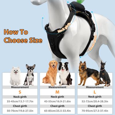 Show full view: MEGAPAWS USB Rechargeable LED Light-Up Dog Harness, Large, Yellow slide 8 of 9