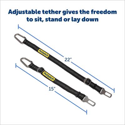 Show full view: PetSafe Safety Seatbelt Dog Tether, Black, 15 to 22-in slide 5 of 8