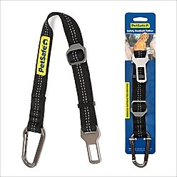 PetSafe Safety Seatbelt Dog Tether, Black, 15 to 22-in