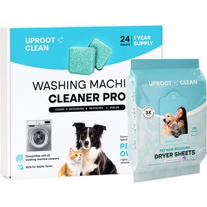 Uproot Clean Pro Laundry Bundle, 24 Tablets, 50 Sheets