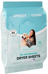 Uproot Clean Pet Hair Reducing Dryer Sheets, 50 Sheets