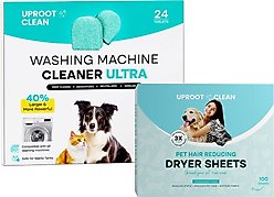 Uproot Clean Ultra Laundry Bundle, 24 Tablets, 100 Sheets